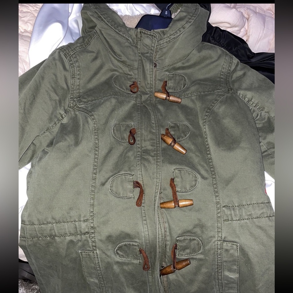 Hooded coat
